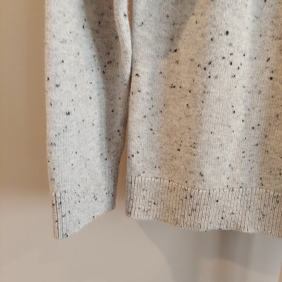 Talbots Sweater Medium Speckled Fair Isle Cozy Preppy Crew Neck Reindeer - Picture 2 of 7